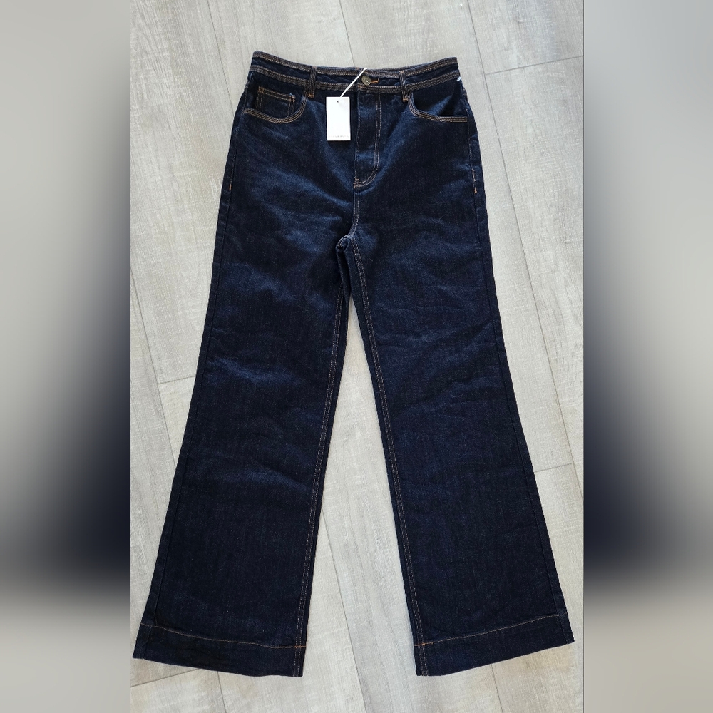 Ulla Johnson | Theo Jeans in raw denim, size 6